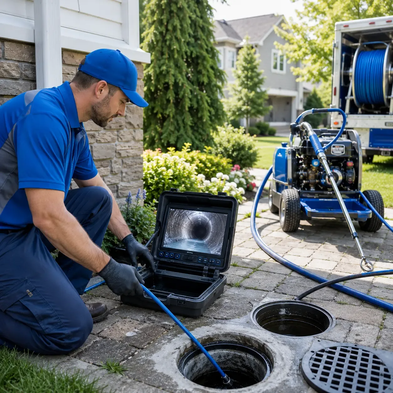 Outdoor drain cleaning professionals serving West Lafayette, OH
